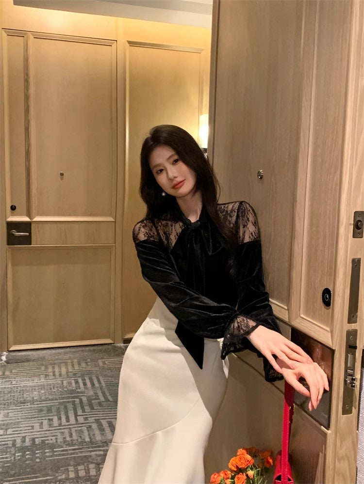 【tops】長袖春秋ブラウスG24148