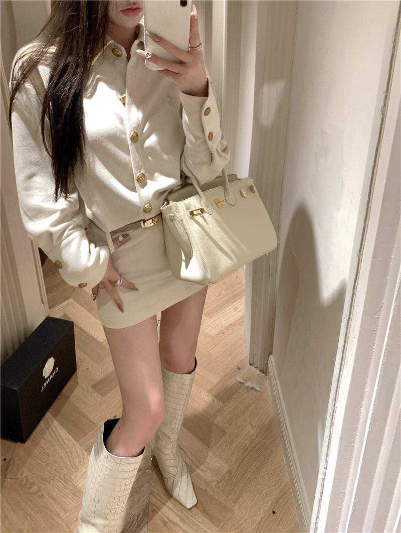 【dress】長袖タイトシャツワンピースG24156