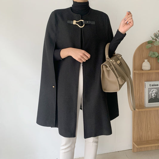 【outer】秋冬ラシャ生地ケープアウターG24180