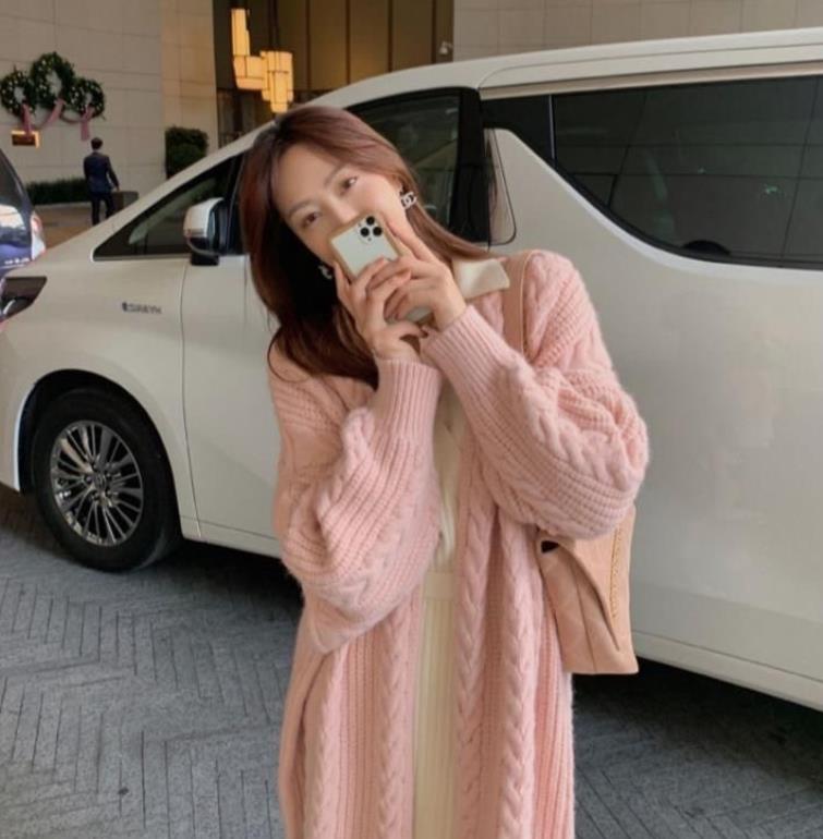 【outer】ゆったりニットカーディガンF8335