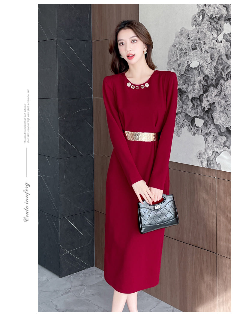 【dress】秋冬フェミニンワンピースG24211