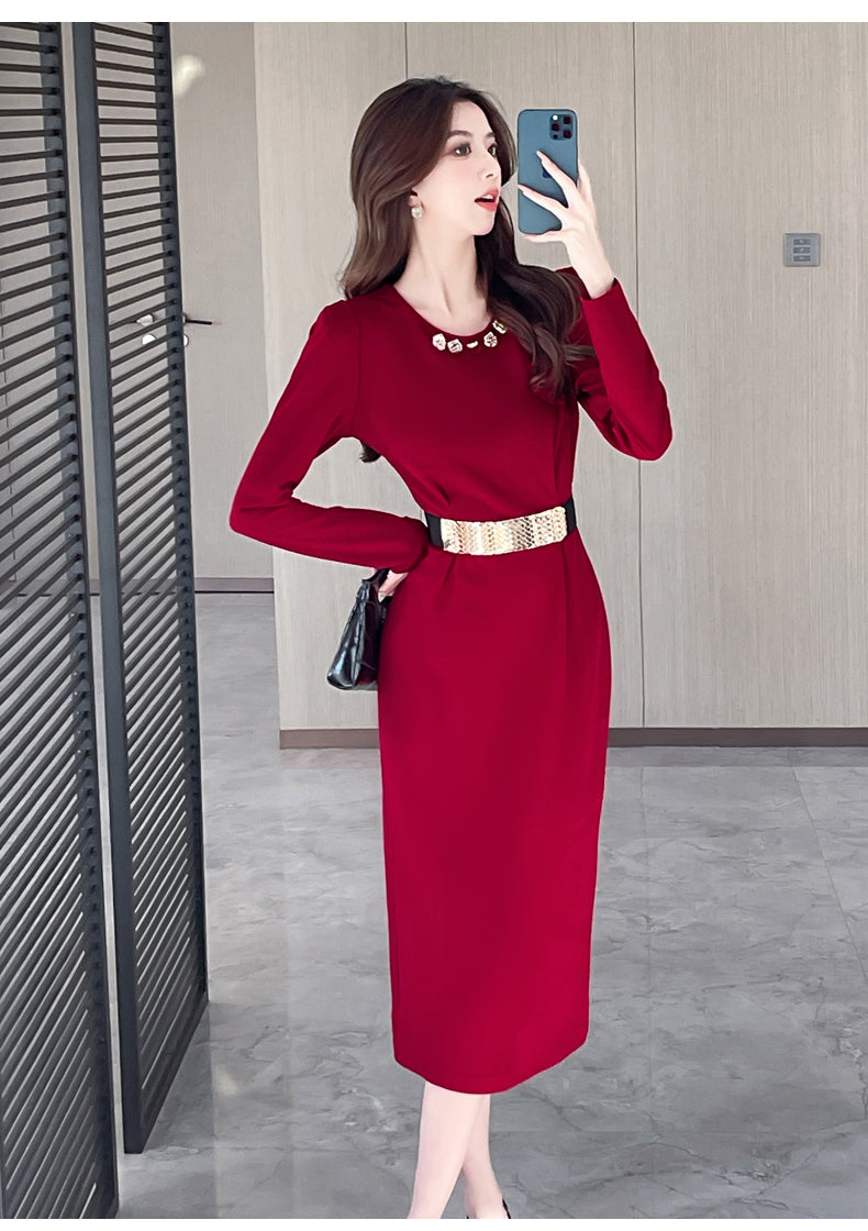 【dress】秋冬フェミニンワンピースG24211