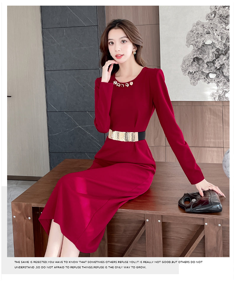 【dress】秋冬フェミニンワンピースG24211