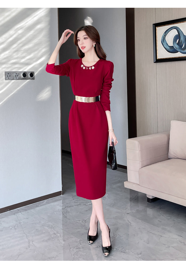 【dress】秋冬フェミニンワンピースG24211