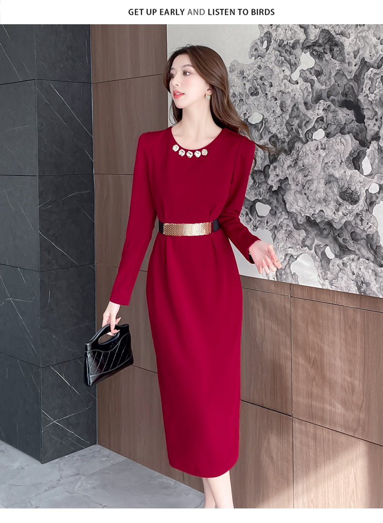 【dress】秋冬フェミニンワンピースG24211