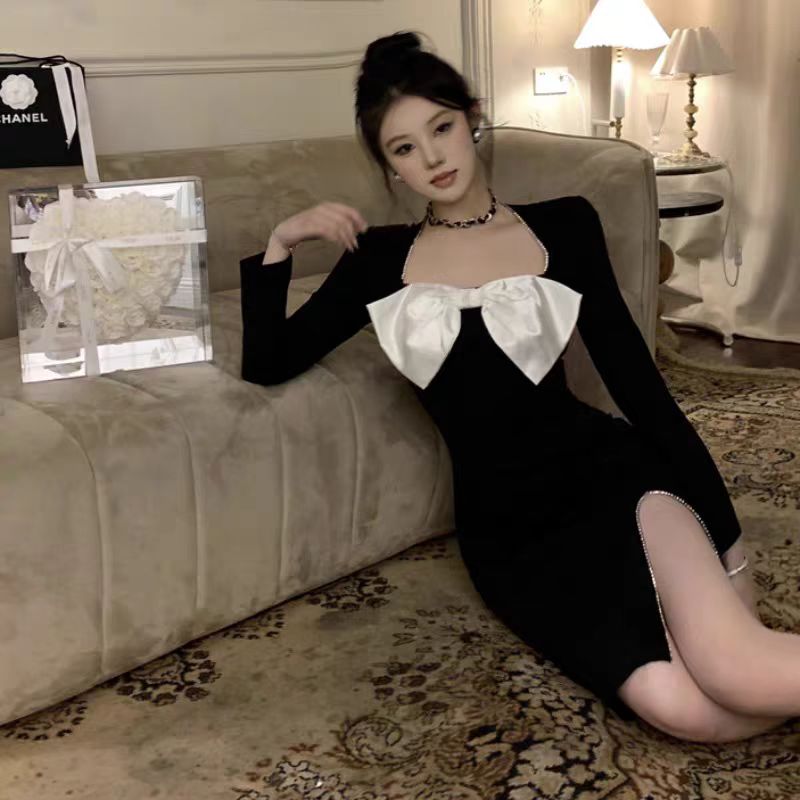 【dress】高級感体型カバータイトワンピースG24213