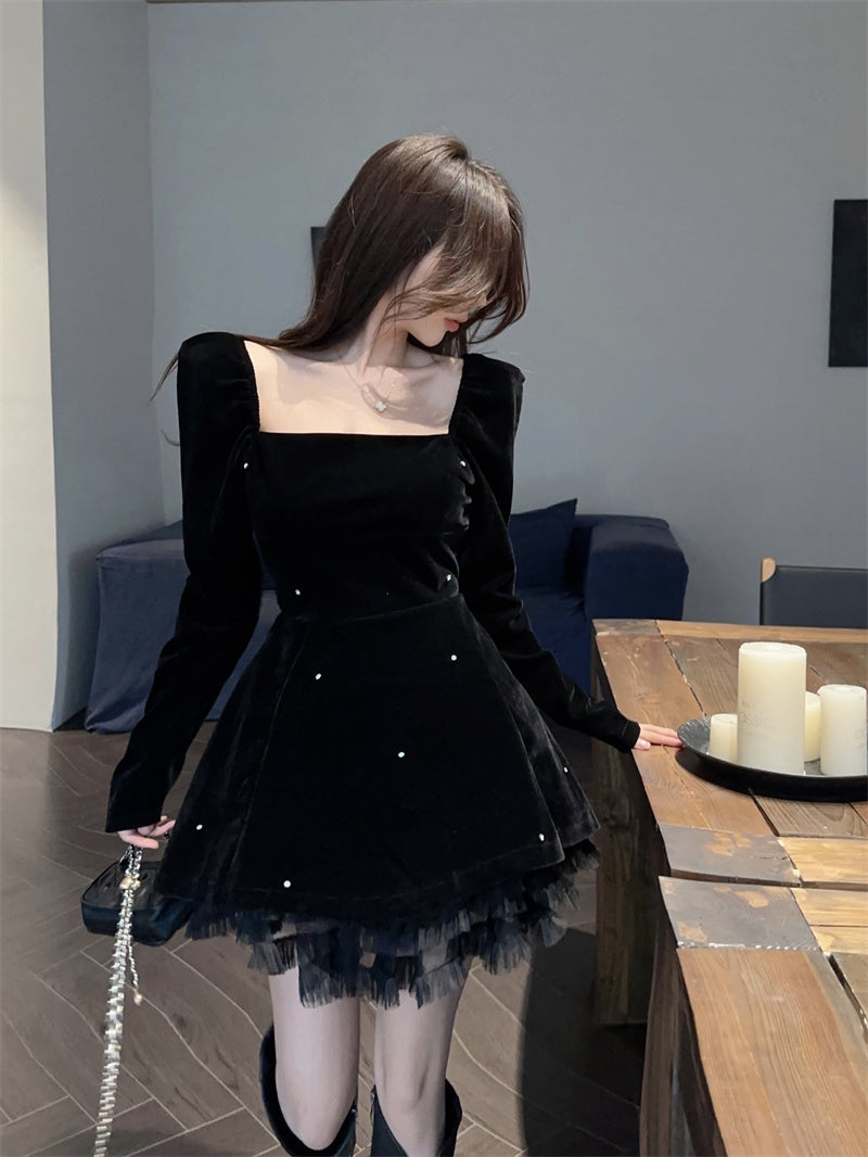 【dress】フランス風秋冬デザインワンピースG24267
