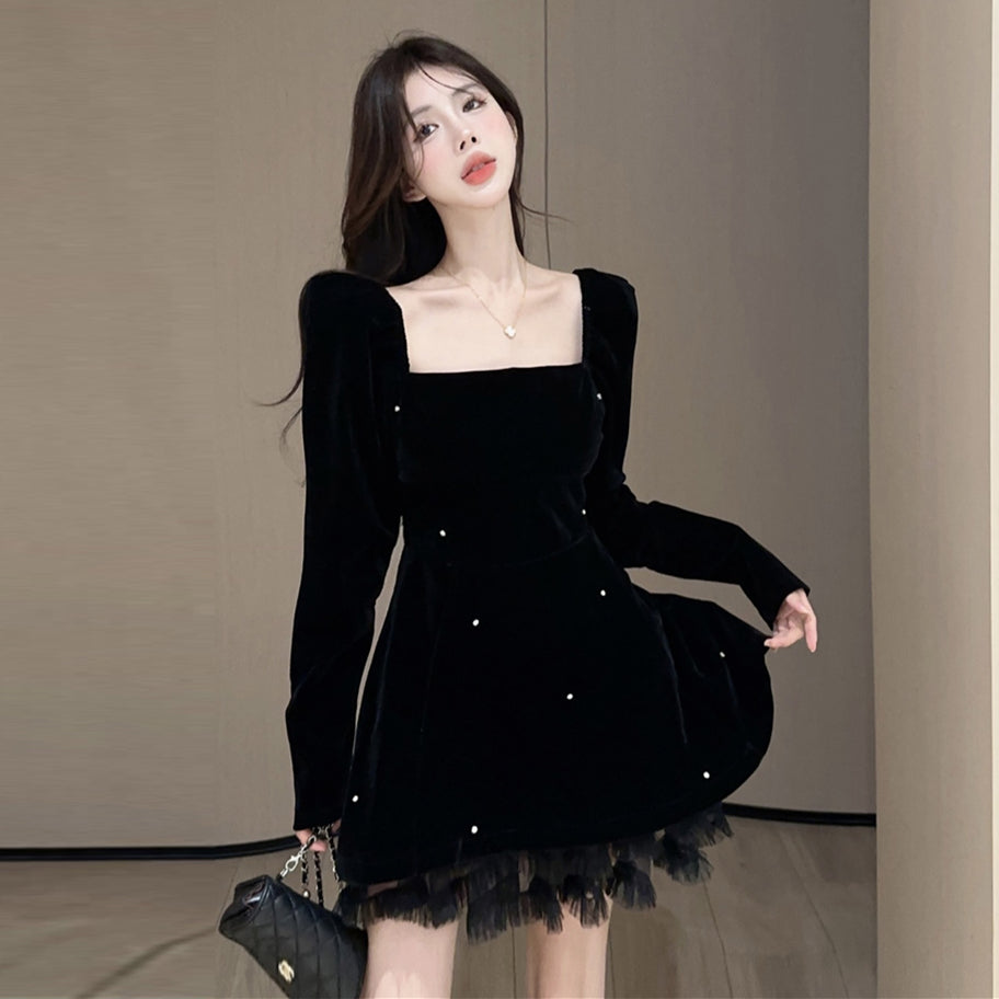 【dress】フランス風秋冬デザインワンピースG24267