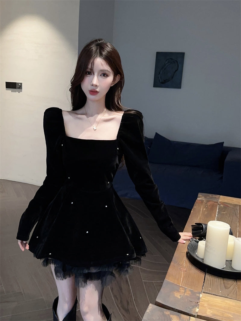 【dress】フランス風秋冬デザインワンピースG24267