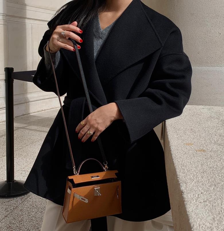 【outer】大きいラペルコートF8377