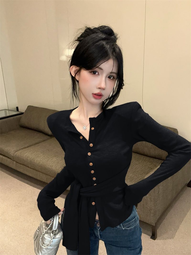 【outer】2色長袖ニットカーディガンG24312