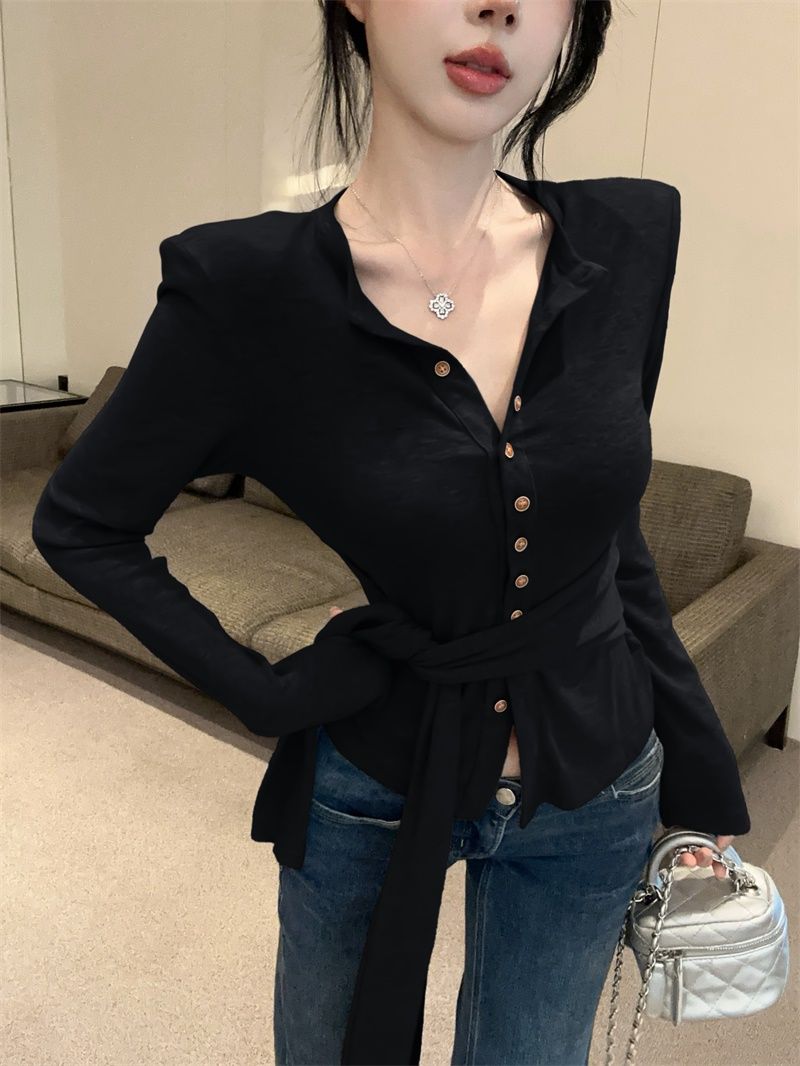 【outer】2色長袖ニットカーディガンG24312