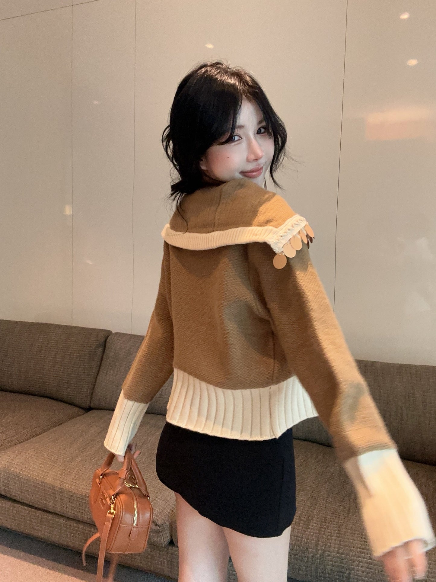 【outer】秋冬ニットカーディガンG24332