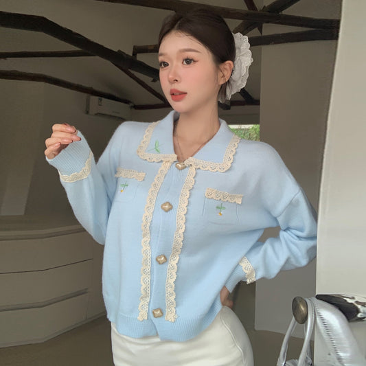 【outer】ゆったりニットカーディガンG24336