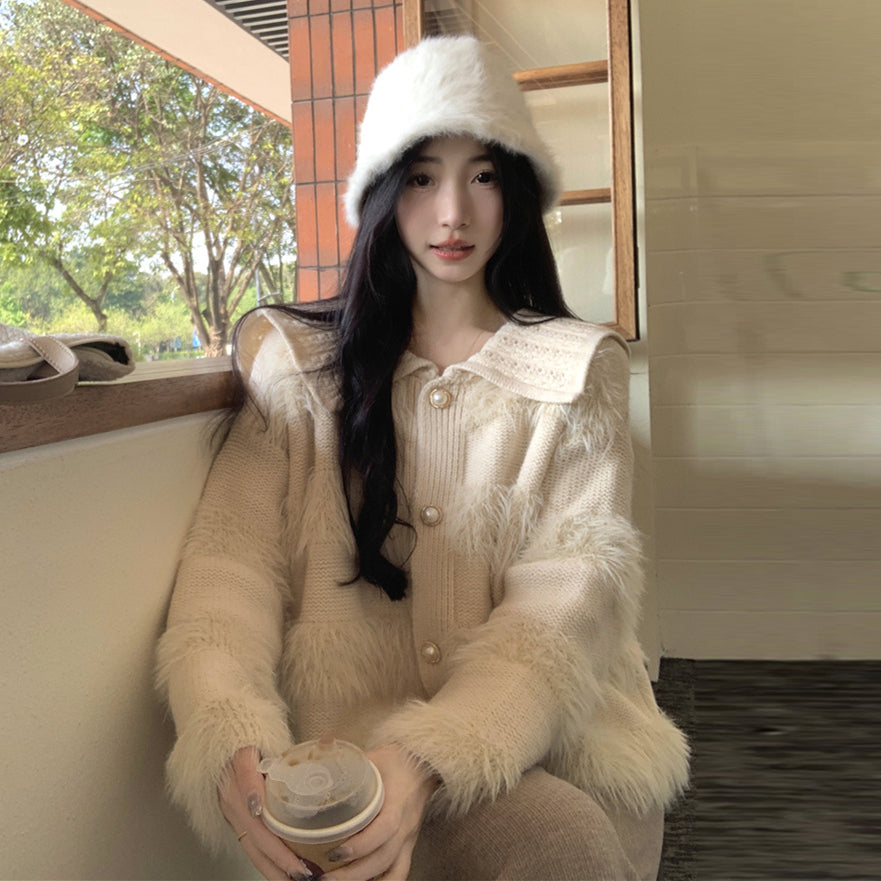 【outer】秋冬ニットカーディガンG24337