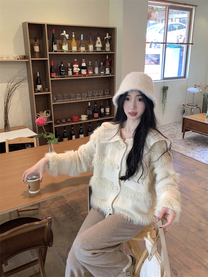 【outer】秋冬ニットカーディガンG24337