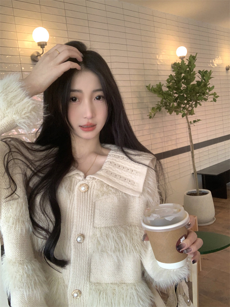 【outer】秋冬ニットカーディガンG24337