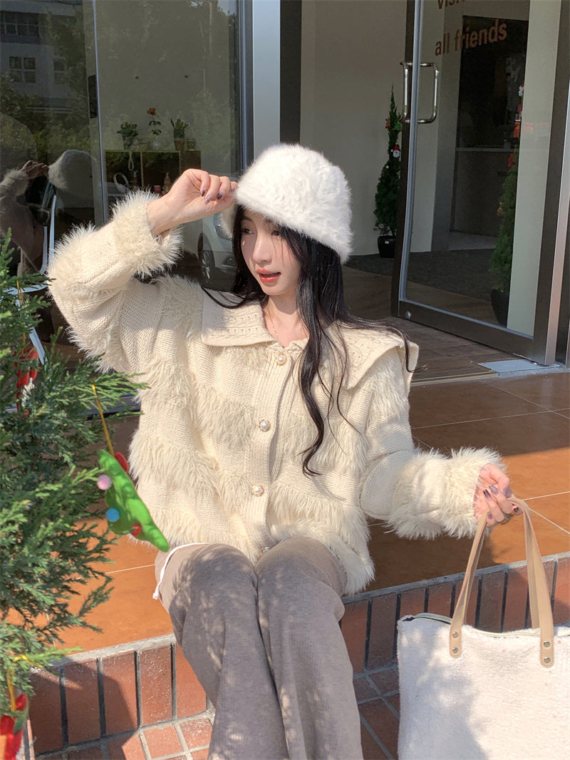 【outer】秋冬ニットカーディガンG24337