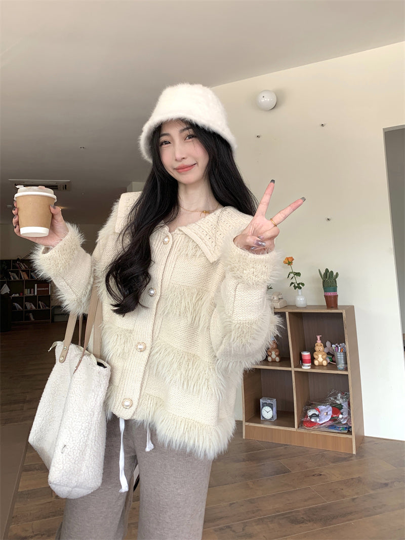 【outer】秋冬ニットカーディガンG24337