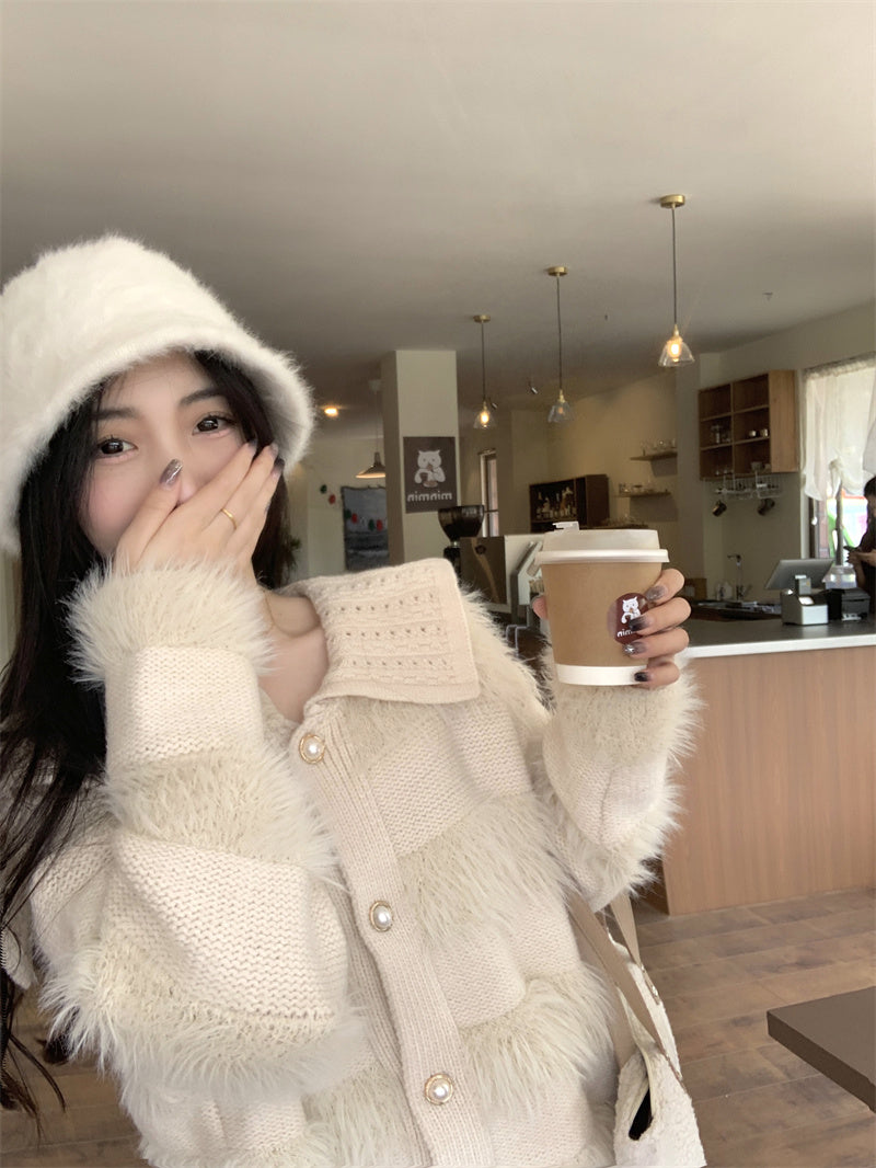 【outer】秋冬ニットカーディガンG24337