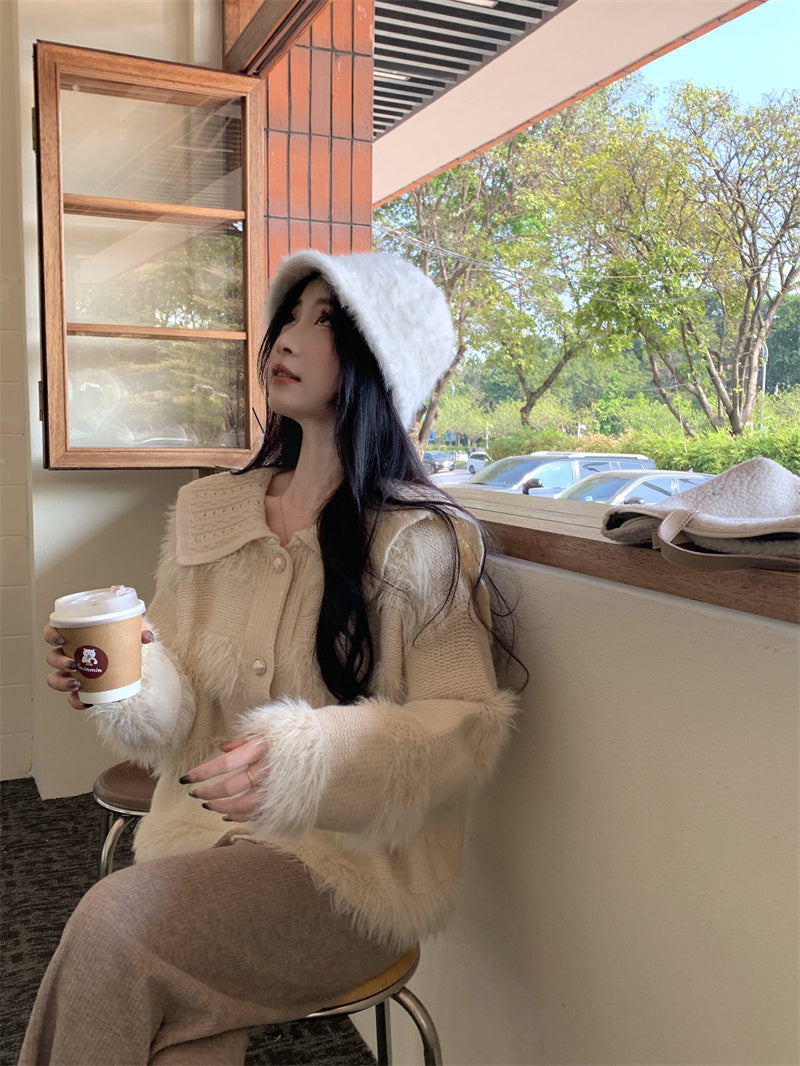 【outer】秋冬ニットカーディガンG24337