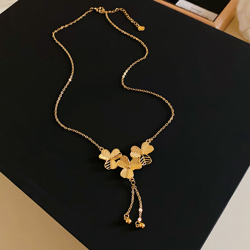 【小物】フラワーネックレスアクセサリーG24352