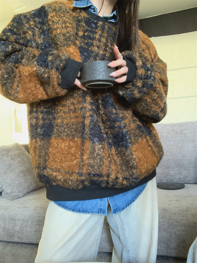 【tops】ラムズウール厚手パーカーG24359