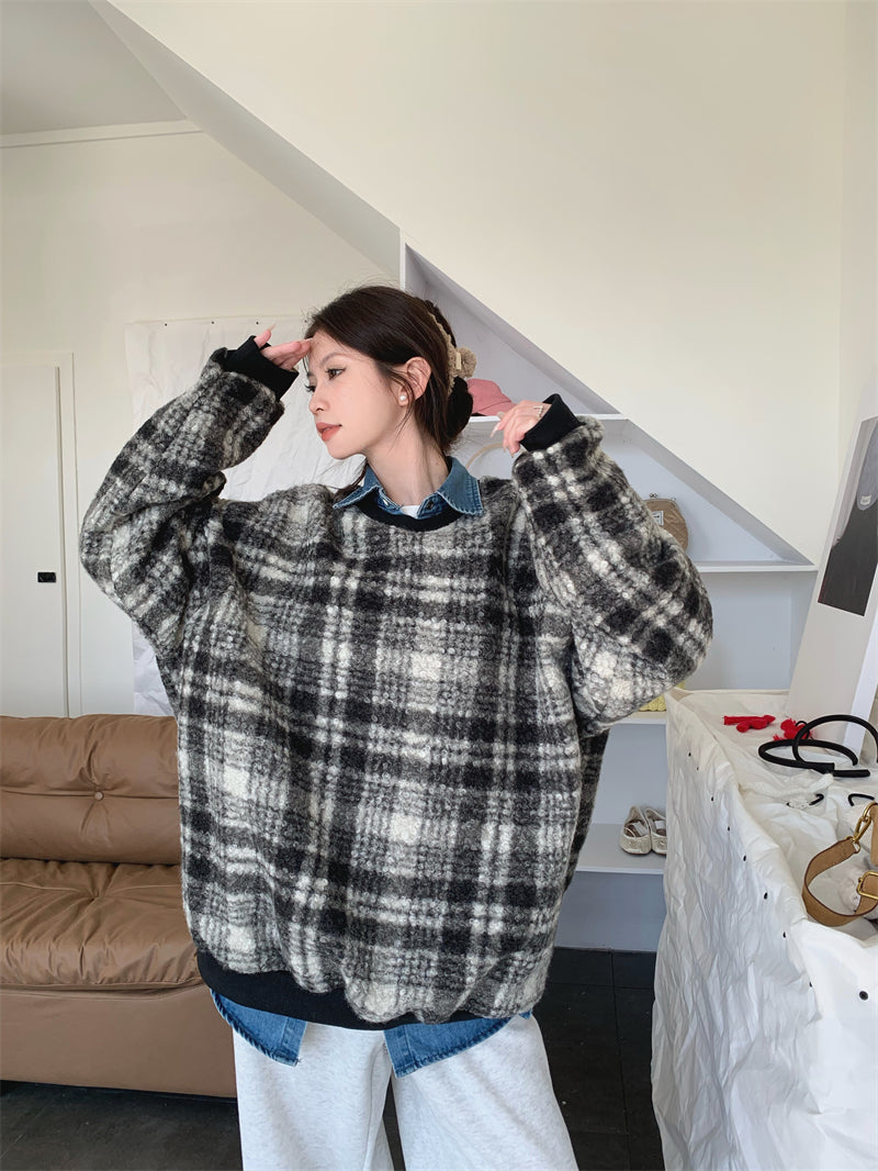 【tops】ラムズウール厚手パーカーG24359