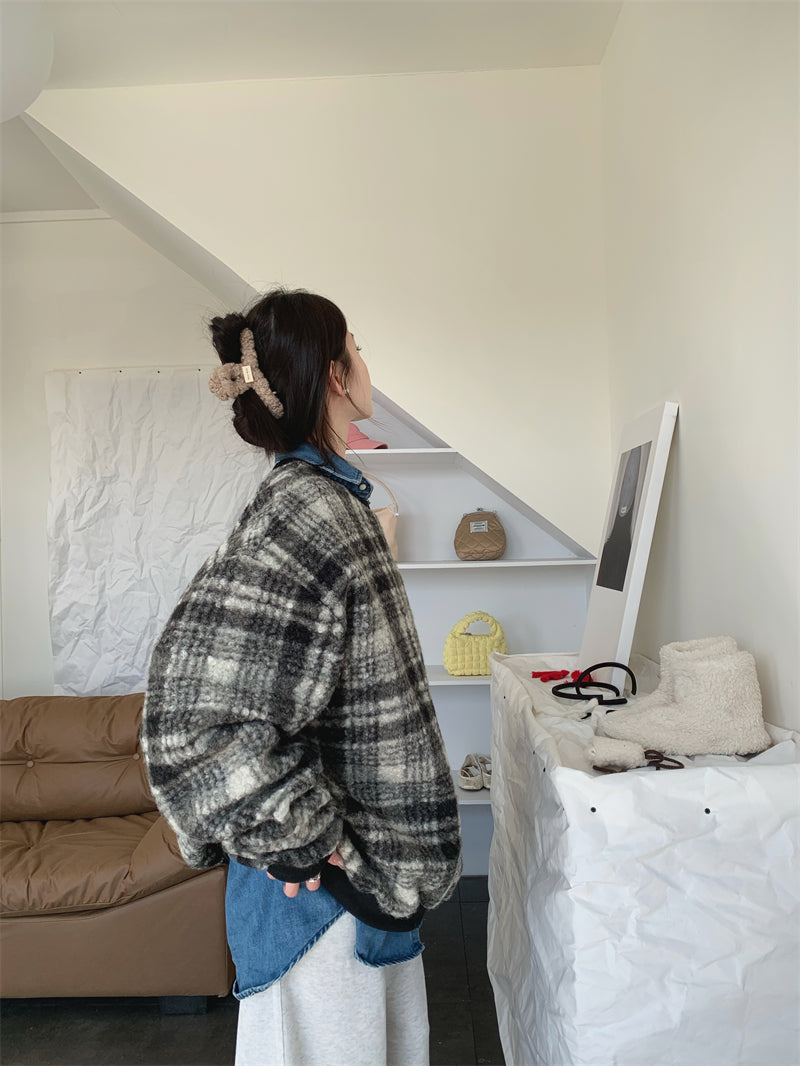 【tops】ラムズウール厚手パーカーG24359