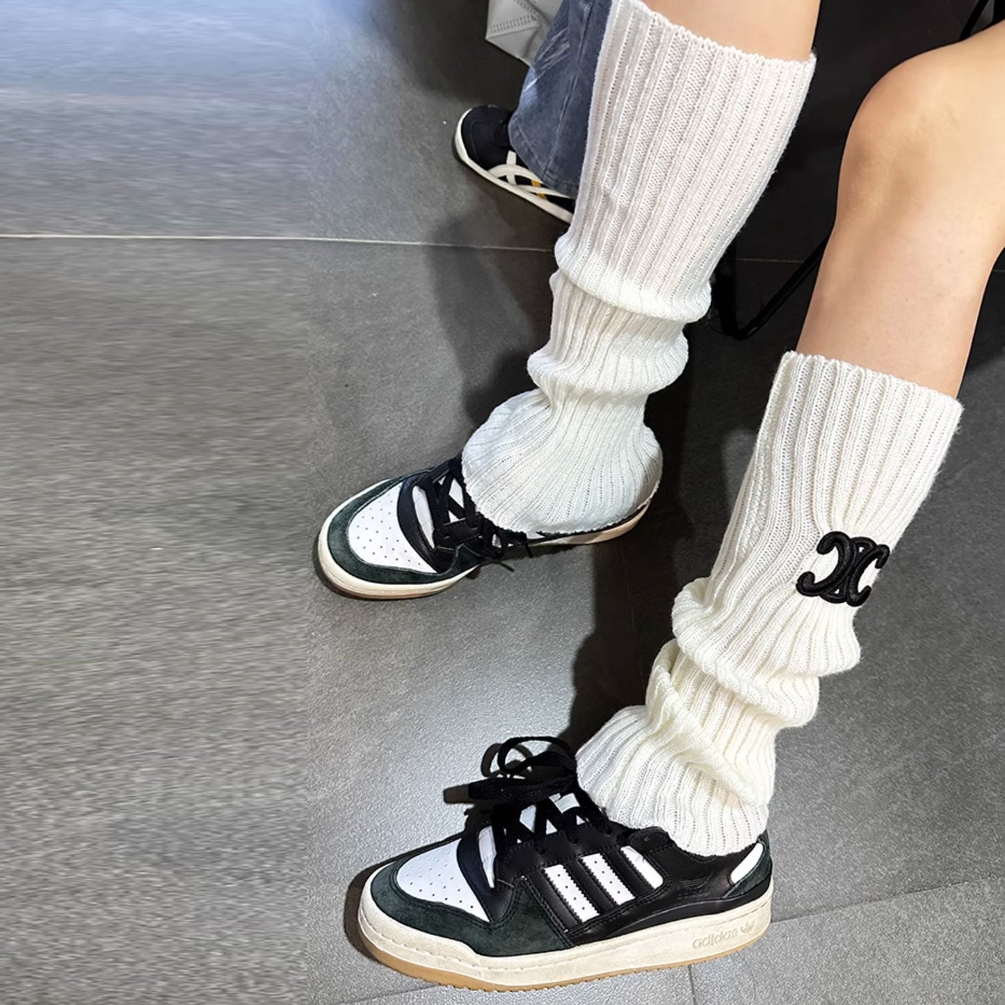 【ホーム・生活】秋冬42cmニット靴下G24388