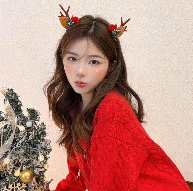 【小物】クリスマスセットヘアクリップアクセサリーG24409