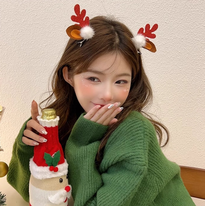 【小物】クリスマスセットヘアクリップアクセサリーG24409