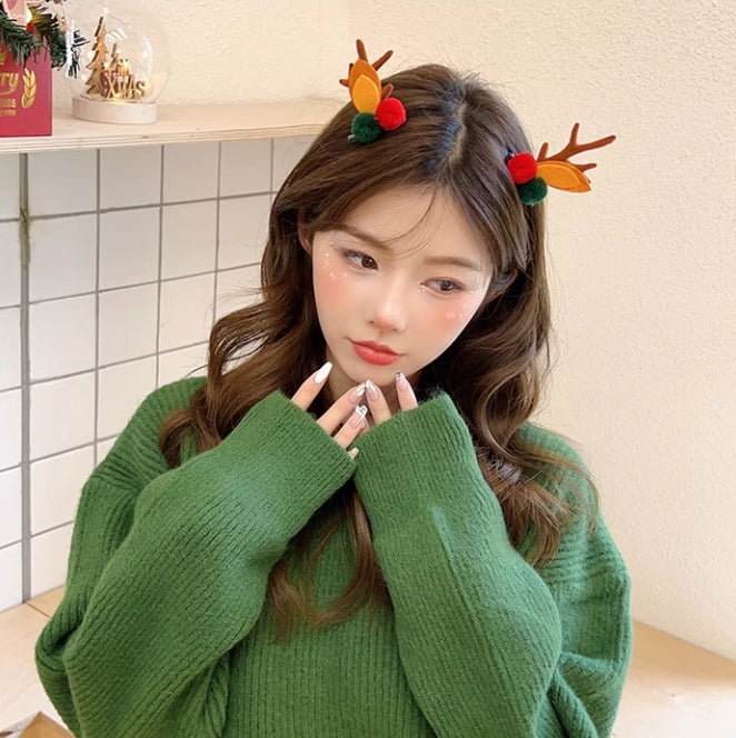 【小物】クリスマスセットヘアクリップアクセサリーG24409