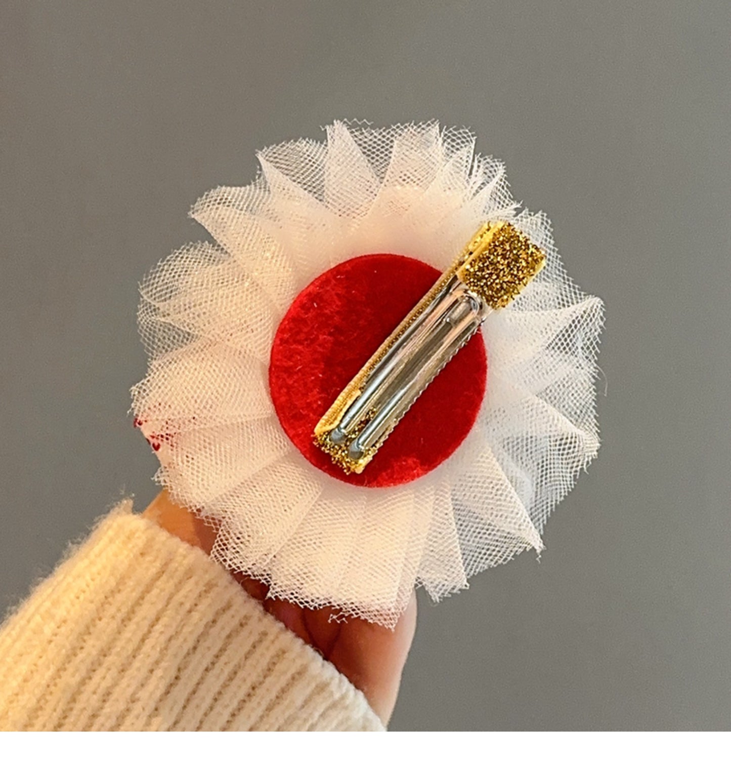 【小物】クリスマスヘアクリップアクセサリーG24411