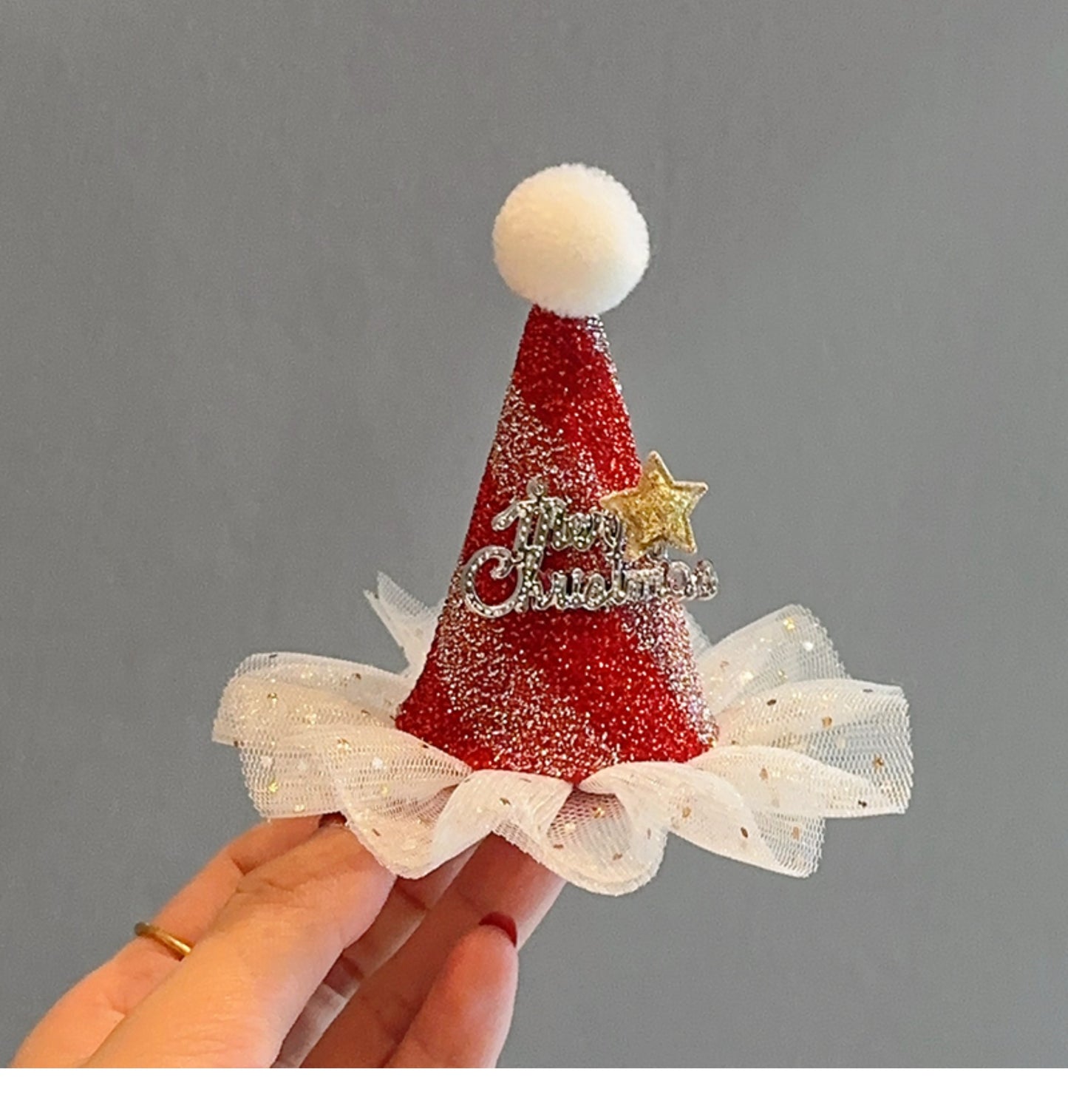 【小物】クリスマスヘアクリップアクセサリーG24411