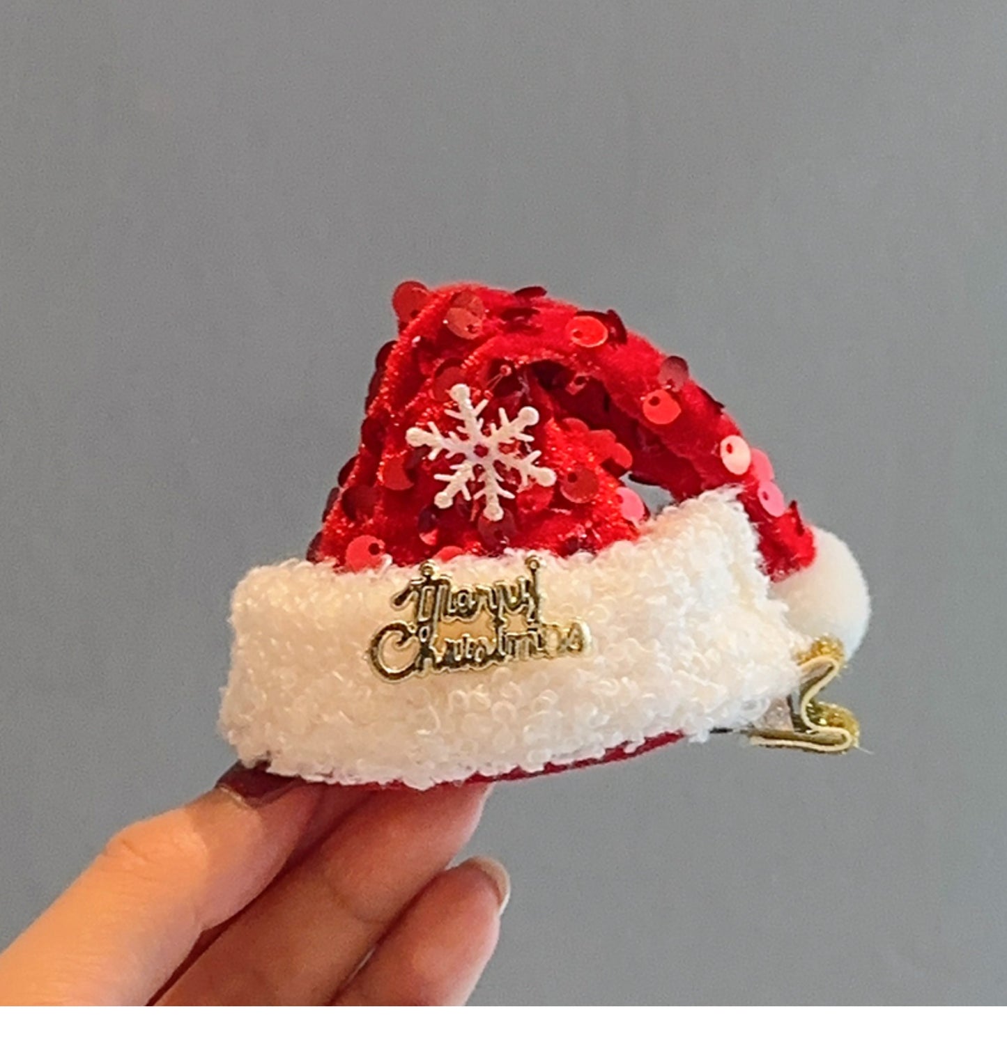 【小物】クリスマスヘアクリップアクセサリーG24411