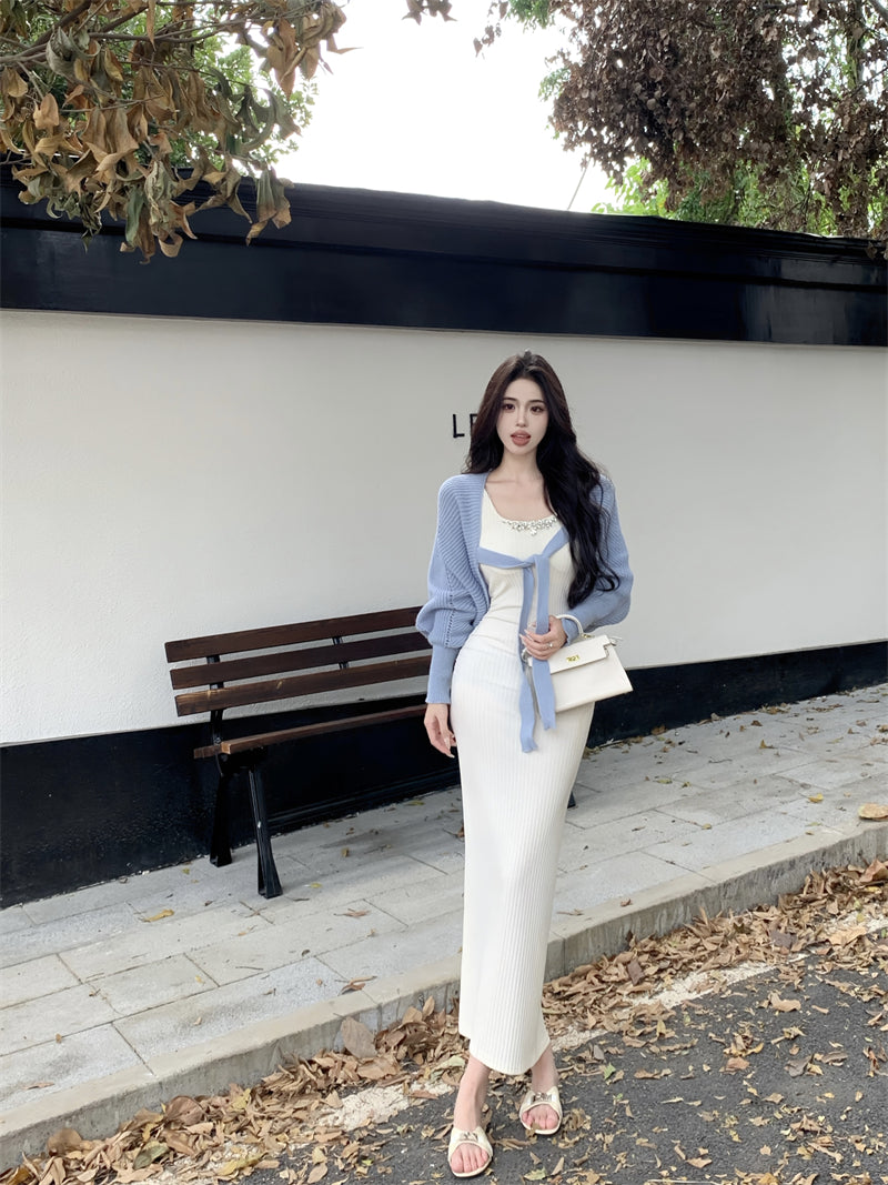 【dress】ダイヤモンドニットキャミワンピースG24417