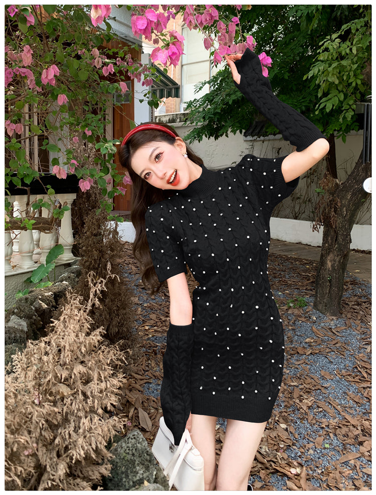 【dress】ダイヤモンドニットワンピースG24420