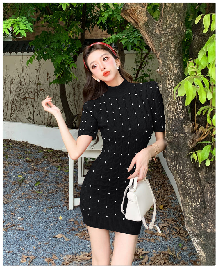 【dress】ダイヤモンドニットワンピースG24420