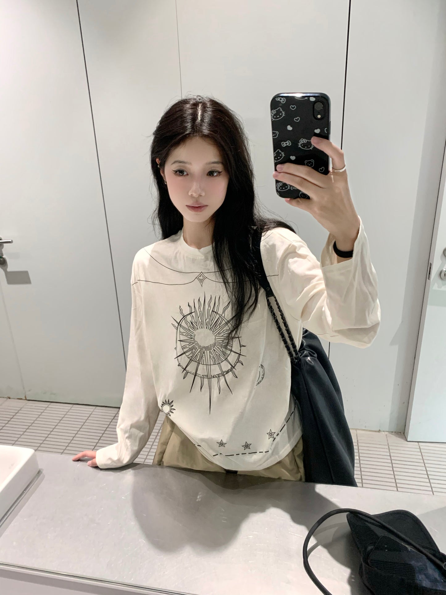 【tops】長袖プリントTシャツG24441