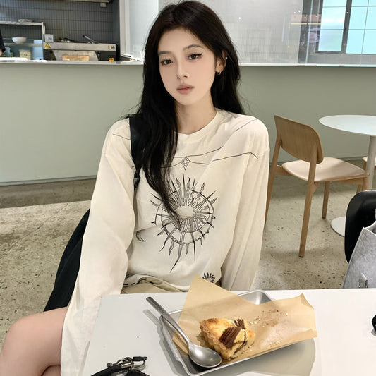 【tops】長袖プリントTシャツG24441