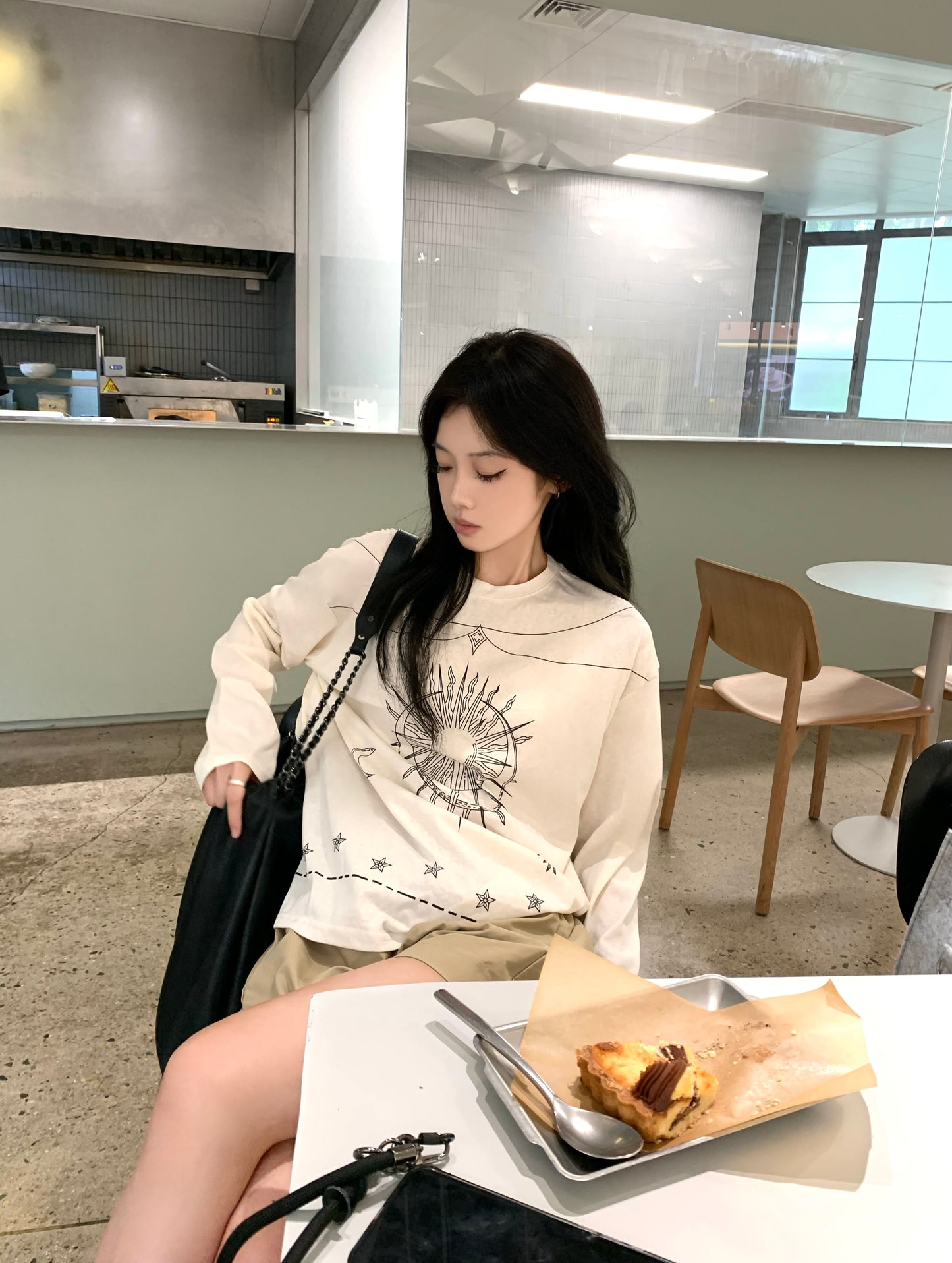 【tops】長袖プリントTシャツG24441