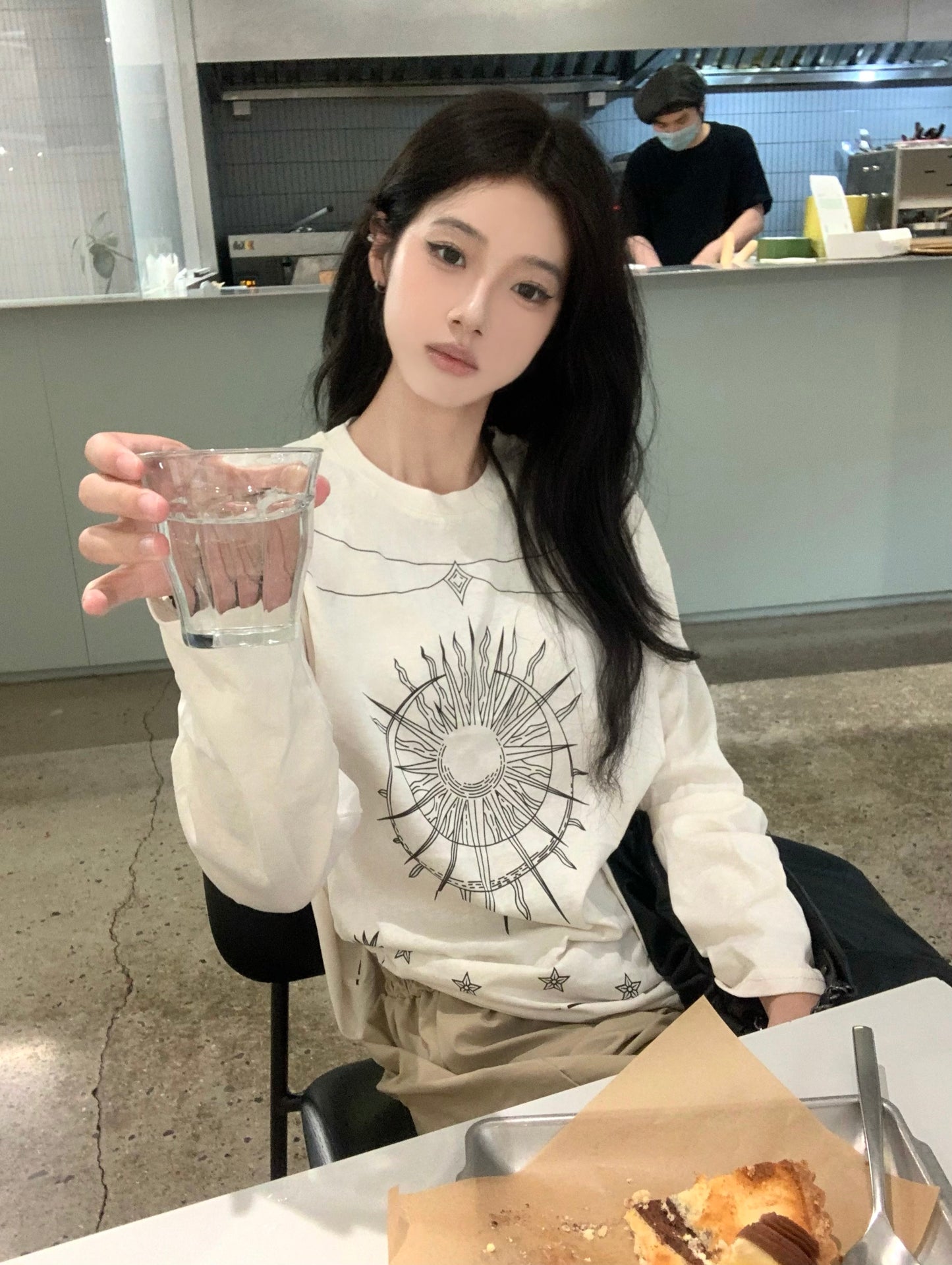 【tops】長袖プリントTシャツG24441