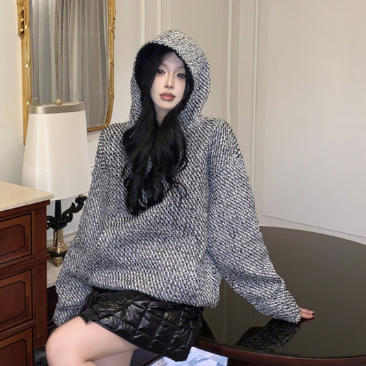 【tops】フード付き長袖パーカーG24447