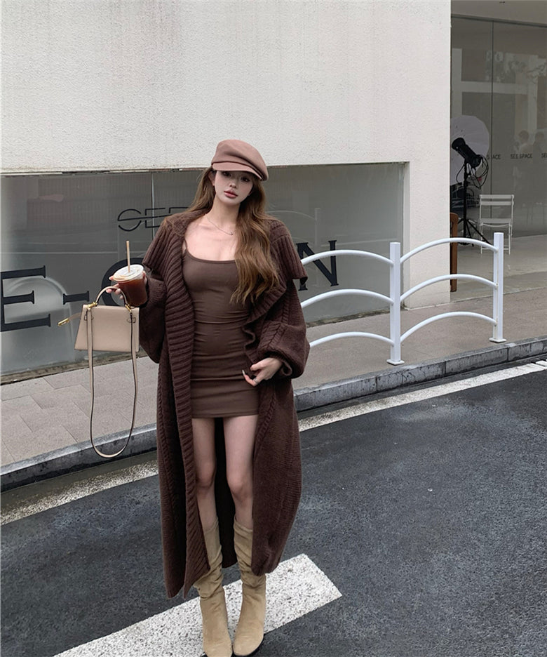 【outer】ゆったりニットカーディガンG24452