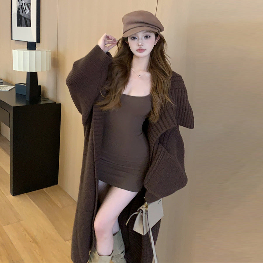 【outer】ゆったりニットカーディガンG24452