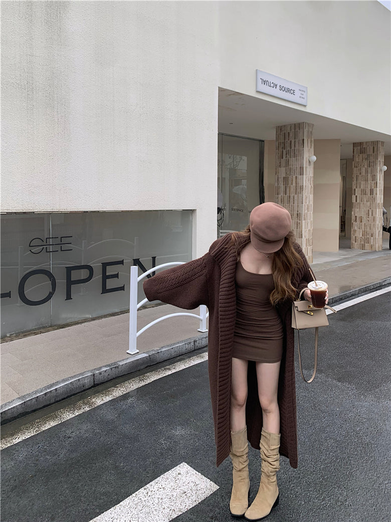 【outer】ゆったりニットカーディガンG24452