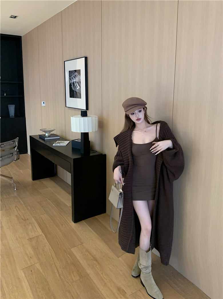 【outer】ゆったりニットカーディガンG24452