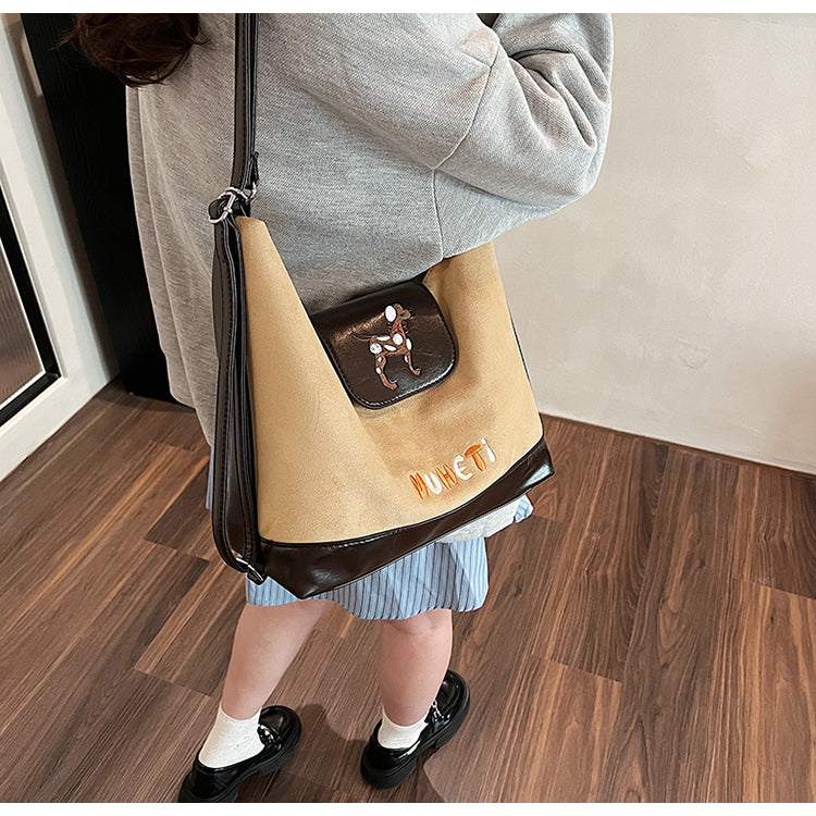 【小物】3色大容量ショルダーバッグG24464