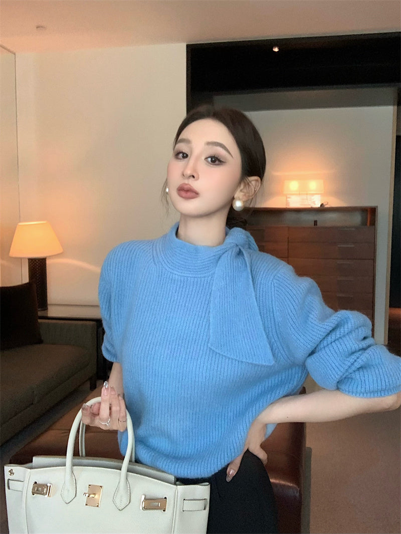 【tops】秋冬ゆったりニットセーターG24466